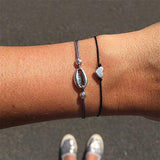 4 Pcs/ Set Classic Arrow Knot Round Crystal Multilayer Adjustable Open Bracelet Set Women Fashion Party Jewelry Multiple Styles